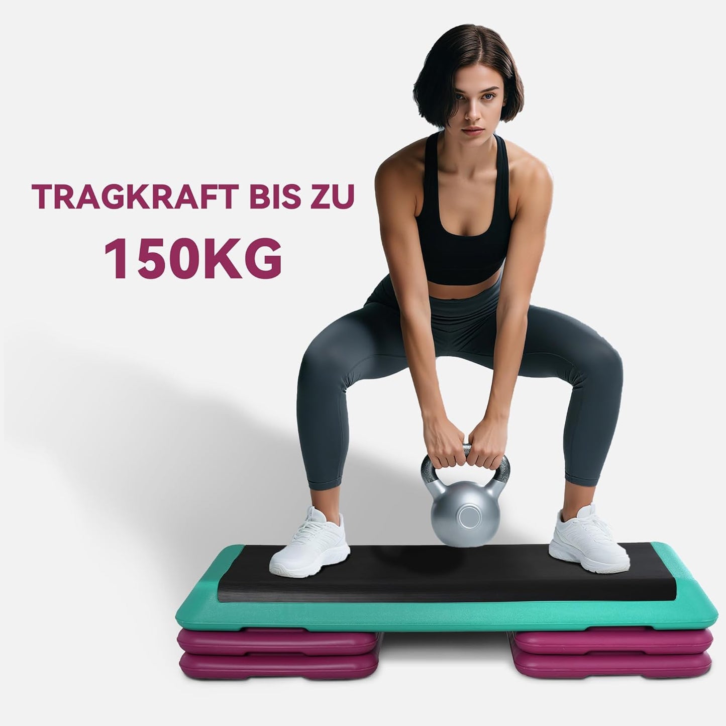 Höhenverstellbarer Fitness Stepper