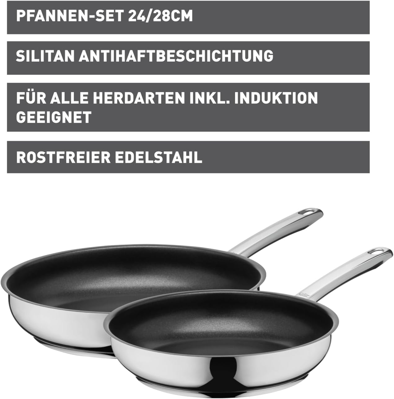 Calabria Pfannenset, 2-teilig, Silit Calabria – Pfannenset, 2-teilig