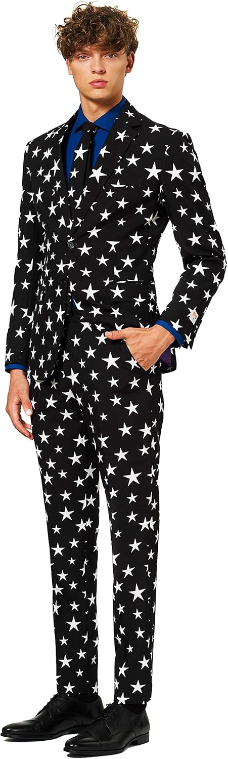 Karnevalskostüm Anzug, 48 Starstruck