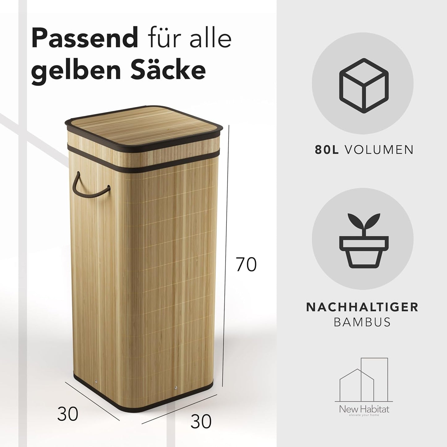 Müllstackständer, Hell