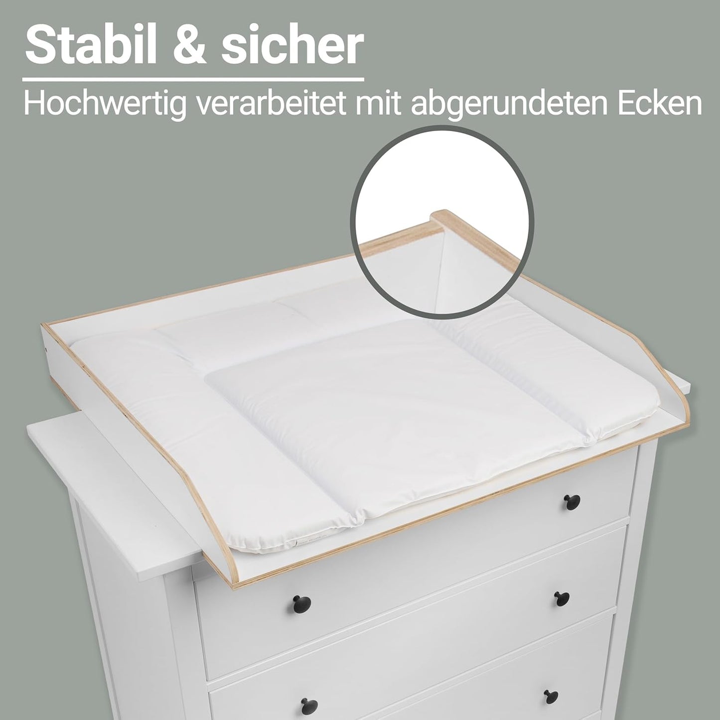 Wickelaufsatz für Ikea Hemnes Kommoden