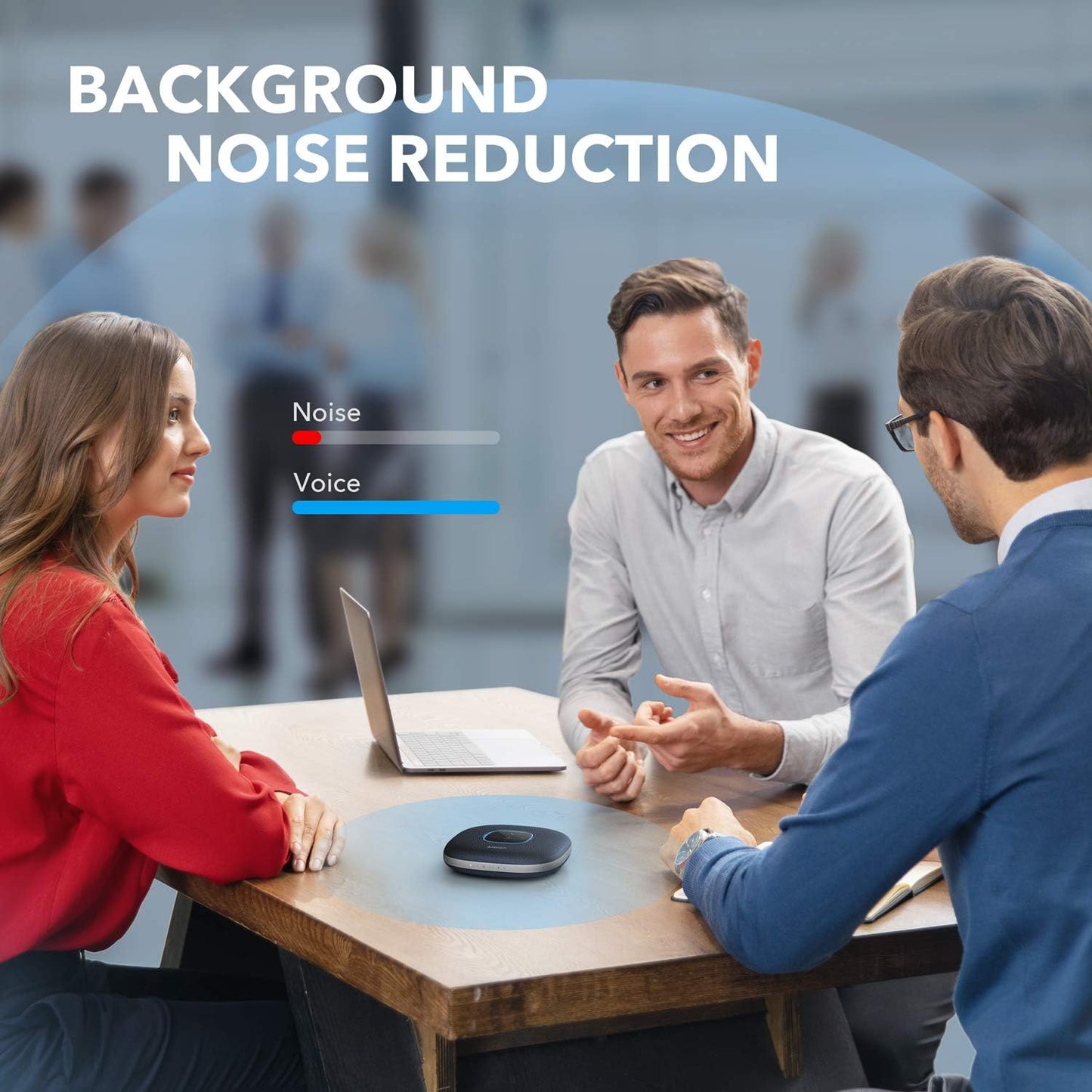 PowerConf Bluetooth Konferenzlautsprecher, Blau