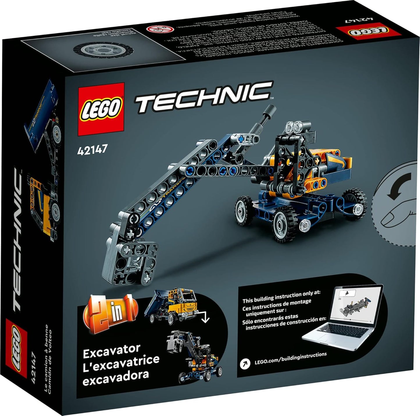 Technic Baufahrzeugmodell 2in1 Set (ab 7 Jahren)