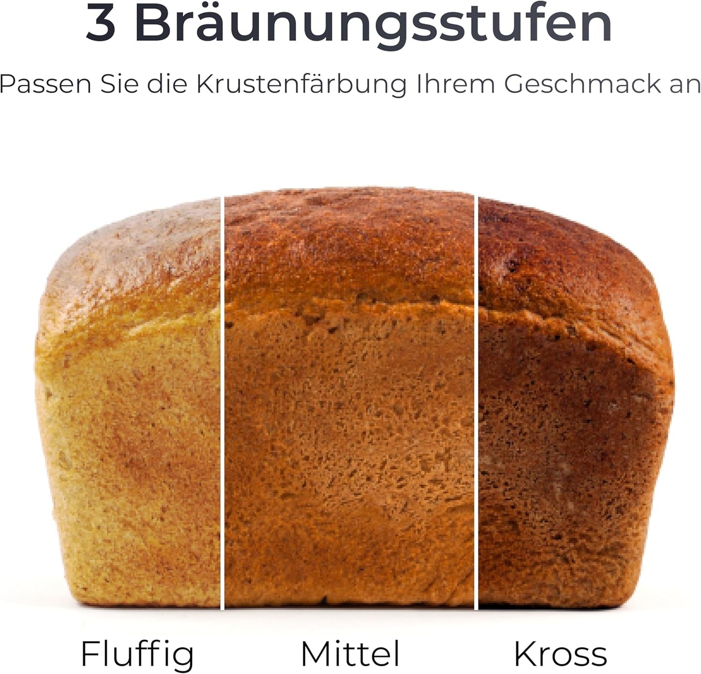 Brotbackautomat mit 14 Programmen