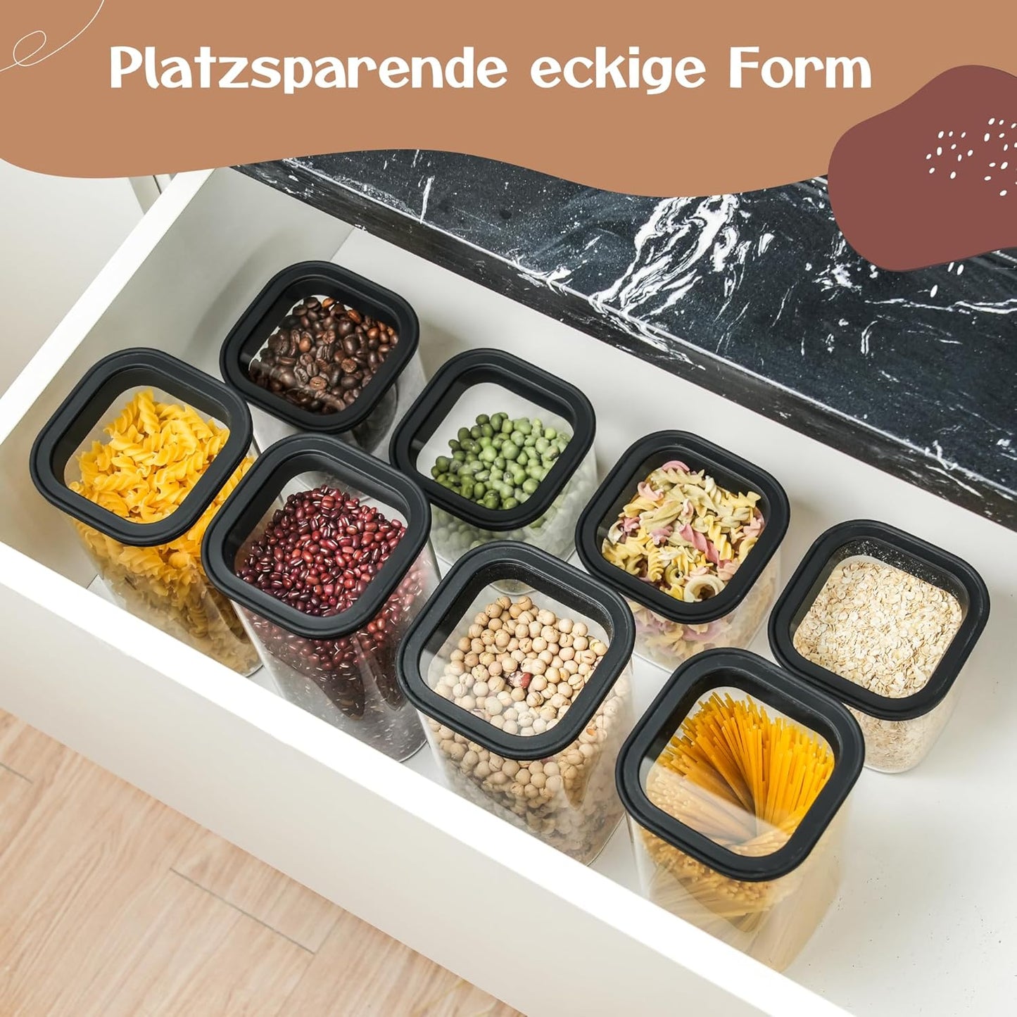 Vorratsgläser Set, 2 x 2300ml