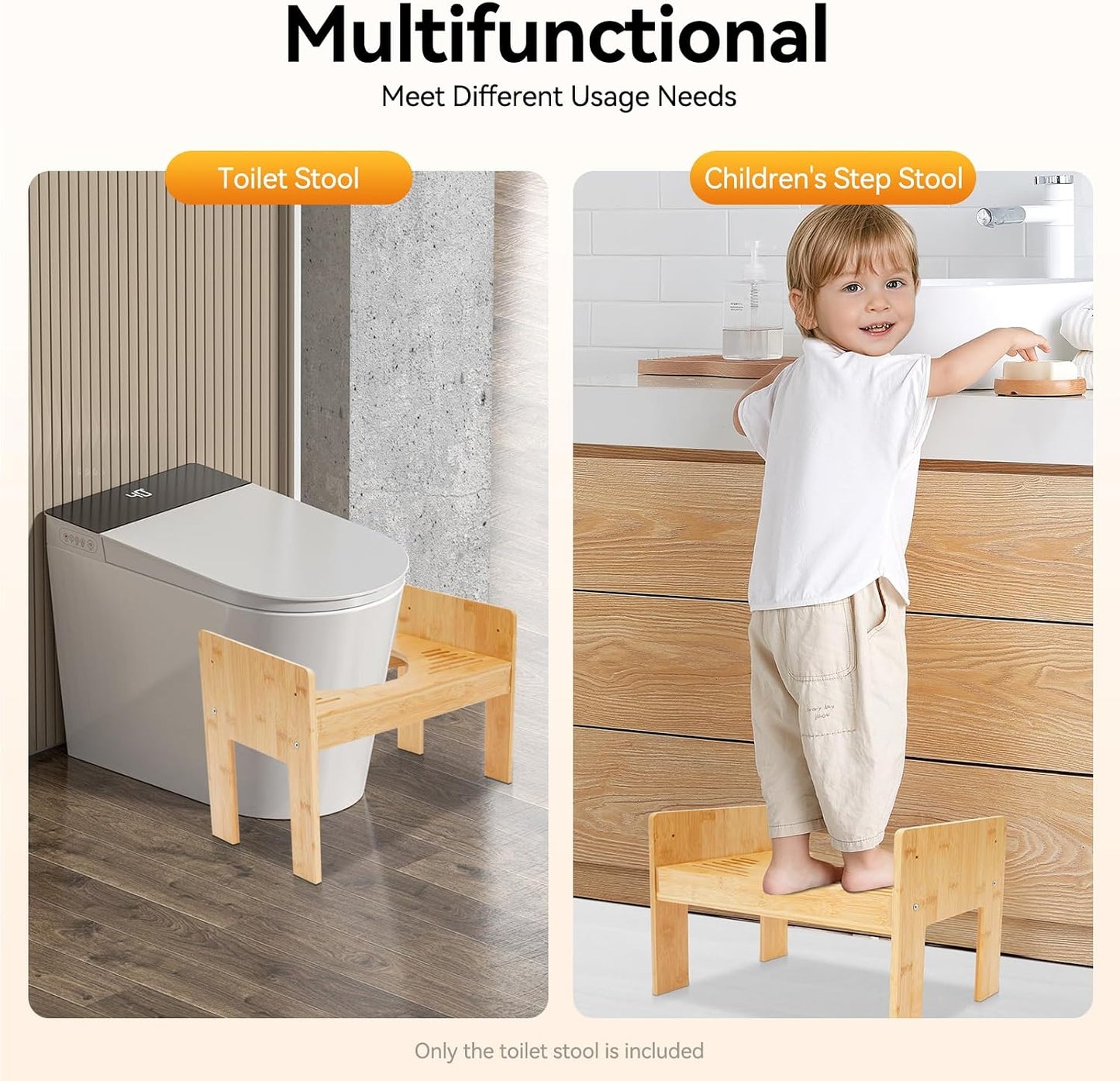 Ergonomischer Toilettenhocker