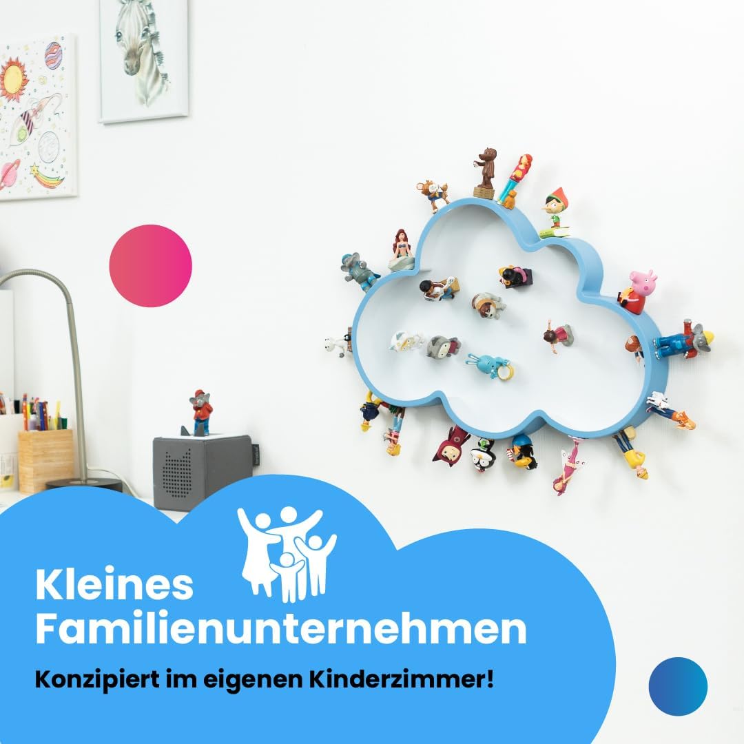 Wandregal für Tonie-Figuren, Blau