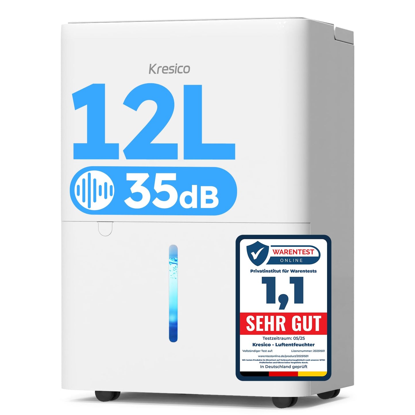 Elektrischer Luftentfeuchter mit Timer, 12L