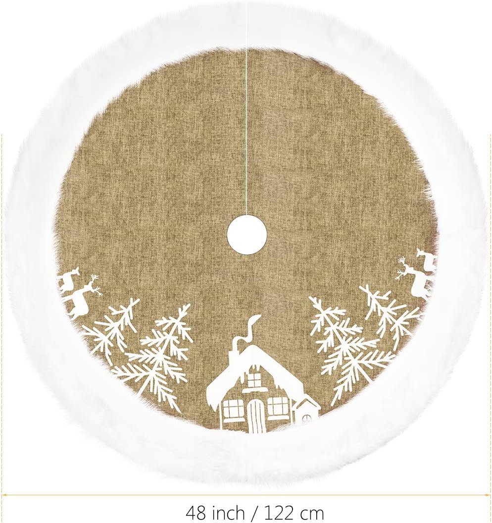 Christbaumdecke, Beige