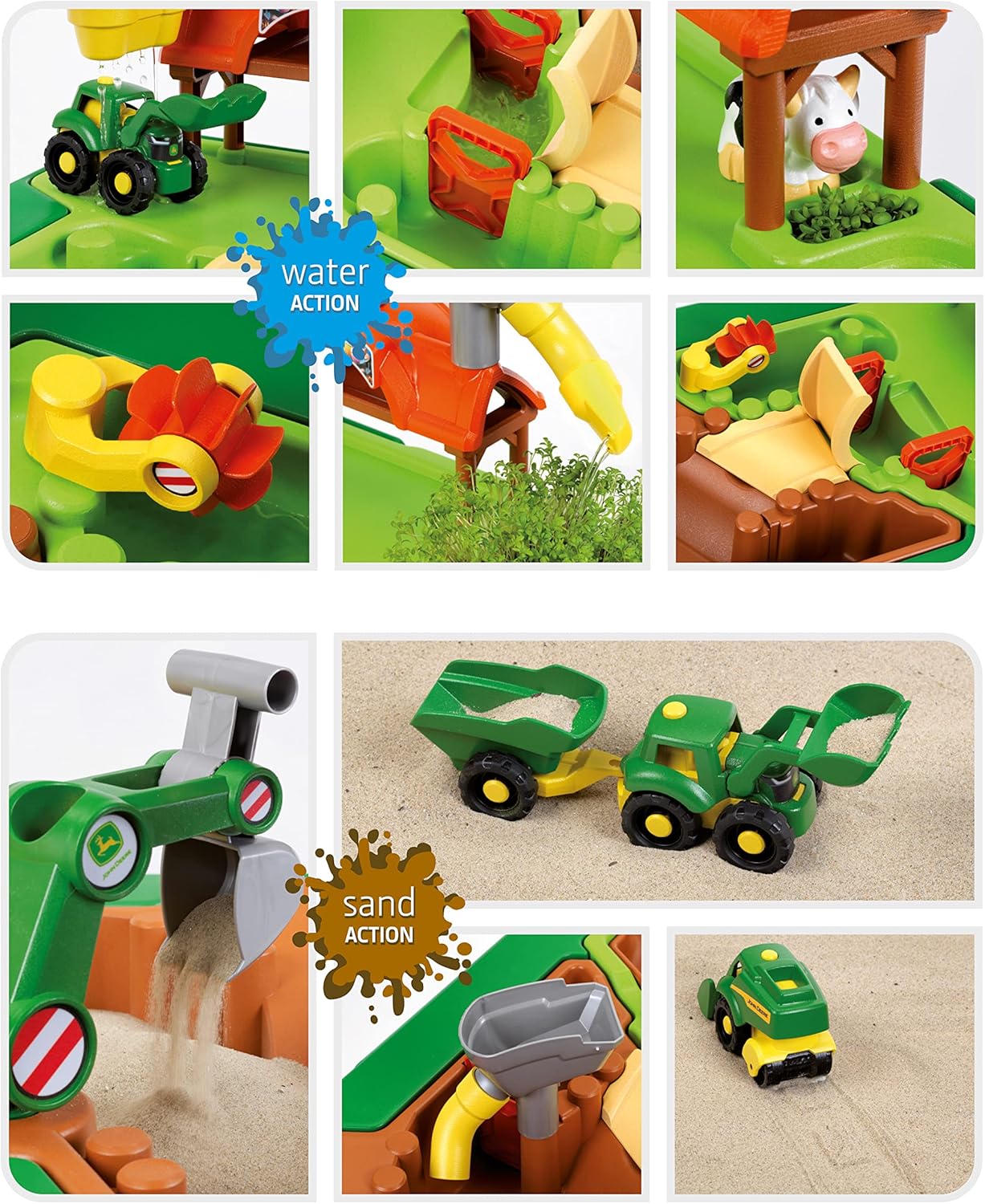John Deere Farm Sand-Spieltisch