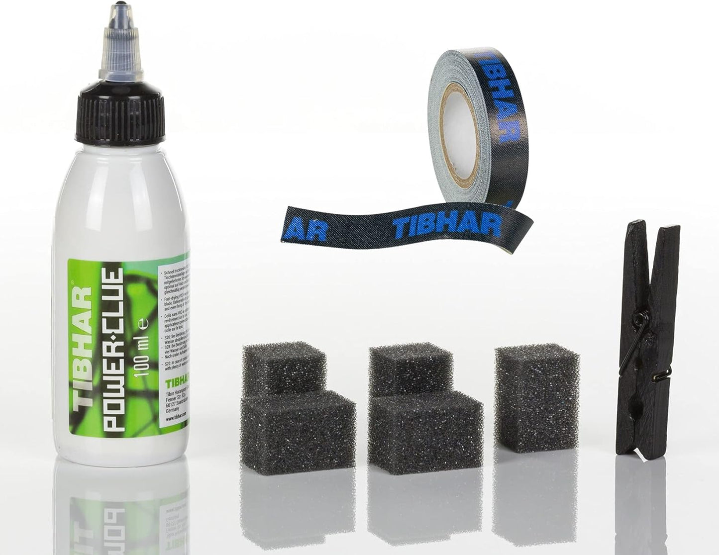 Tischtennis Kleber & Kantenband Set