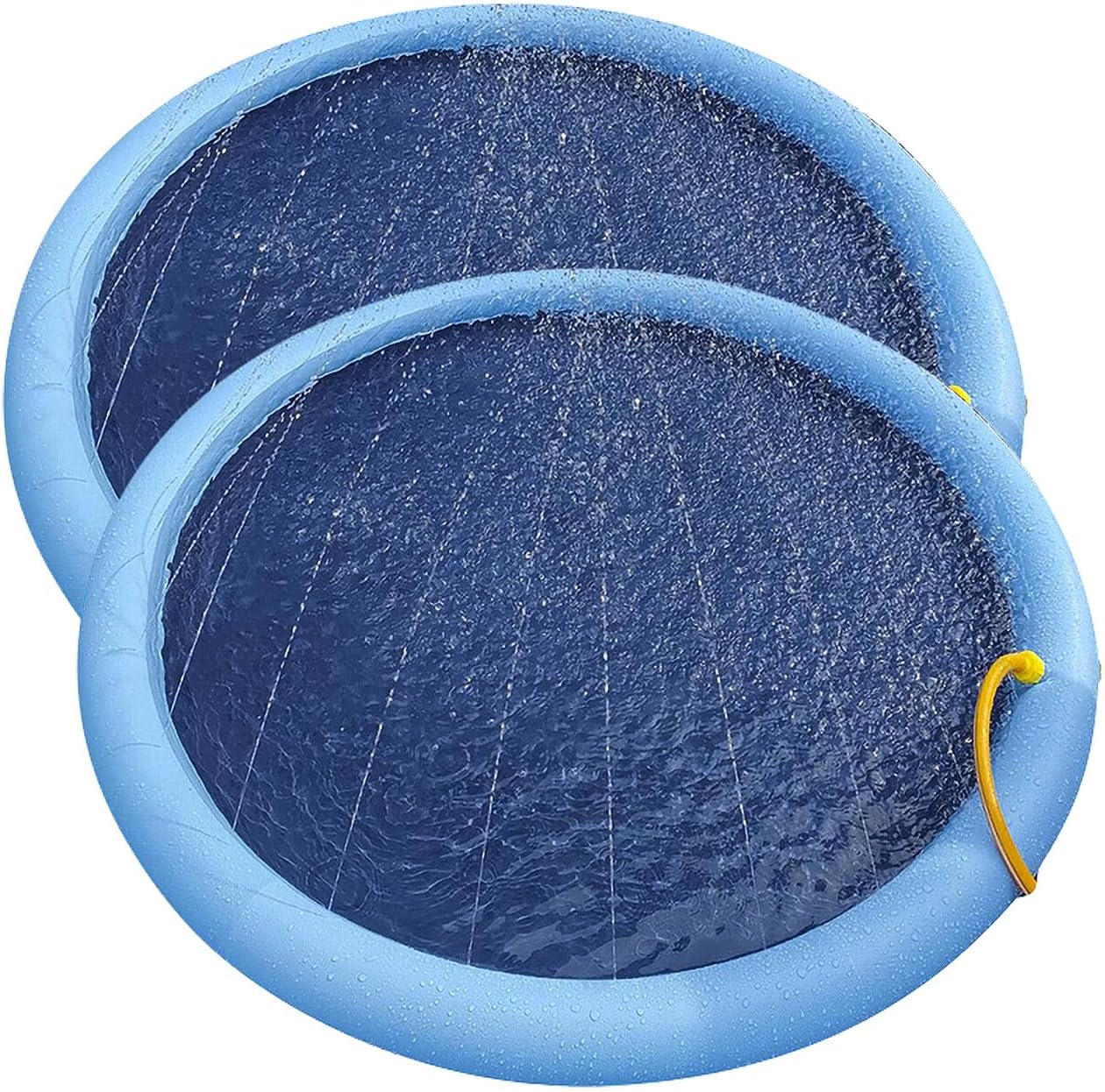 Sprinklerpool Wasserspielmatte 2er-Set für Kinder & Hunde