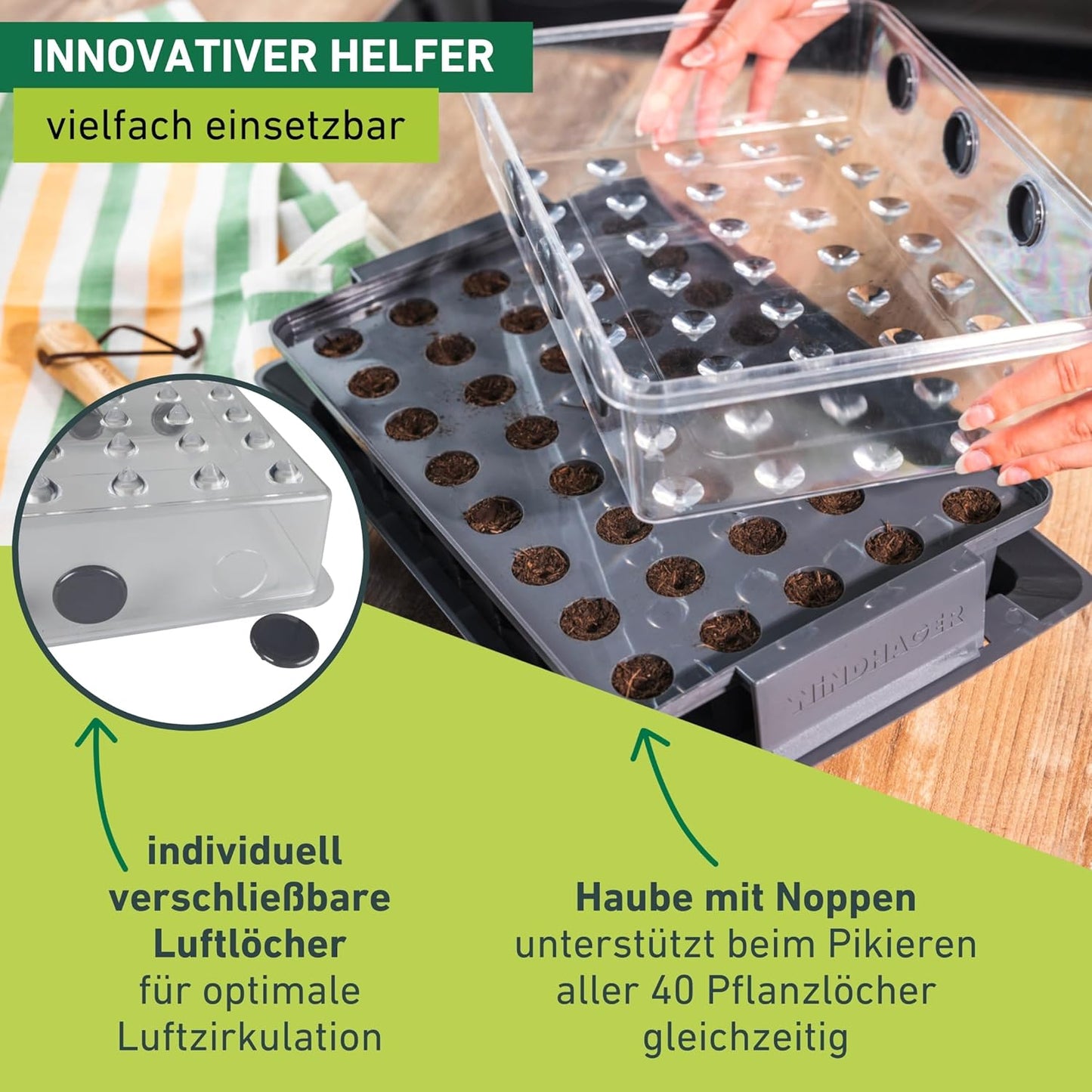 Wurzeltrainer RootXtender für 40 Pflanzen