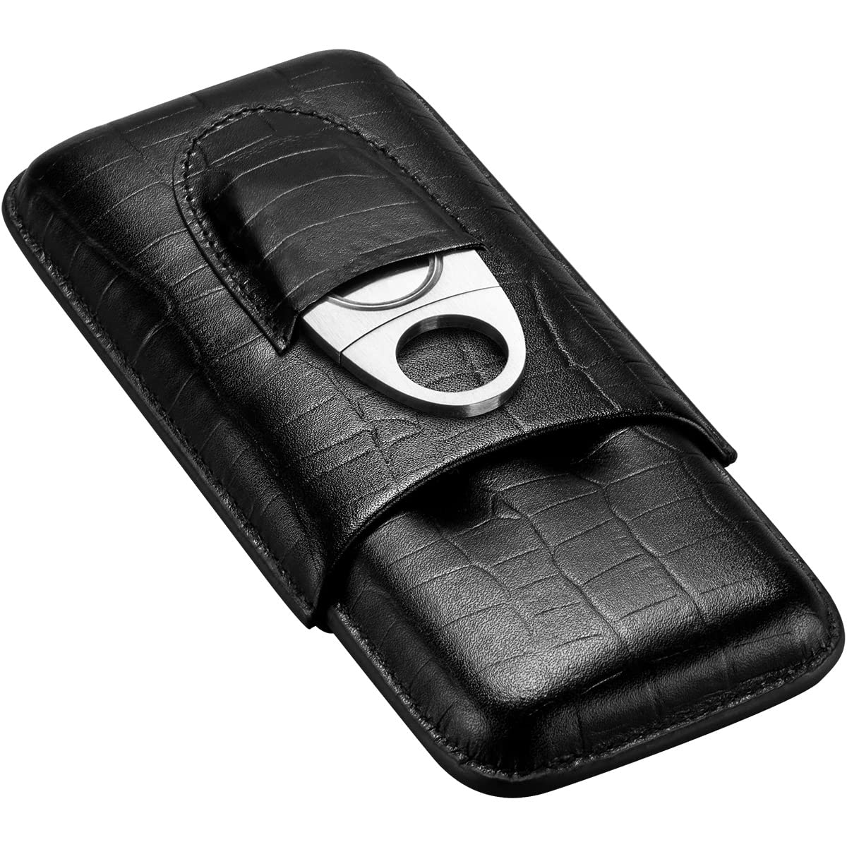Zigarrenetui Set, Schwarz