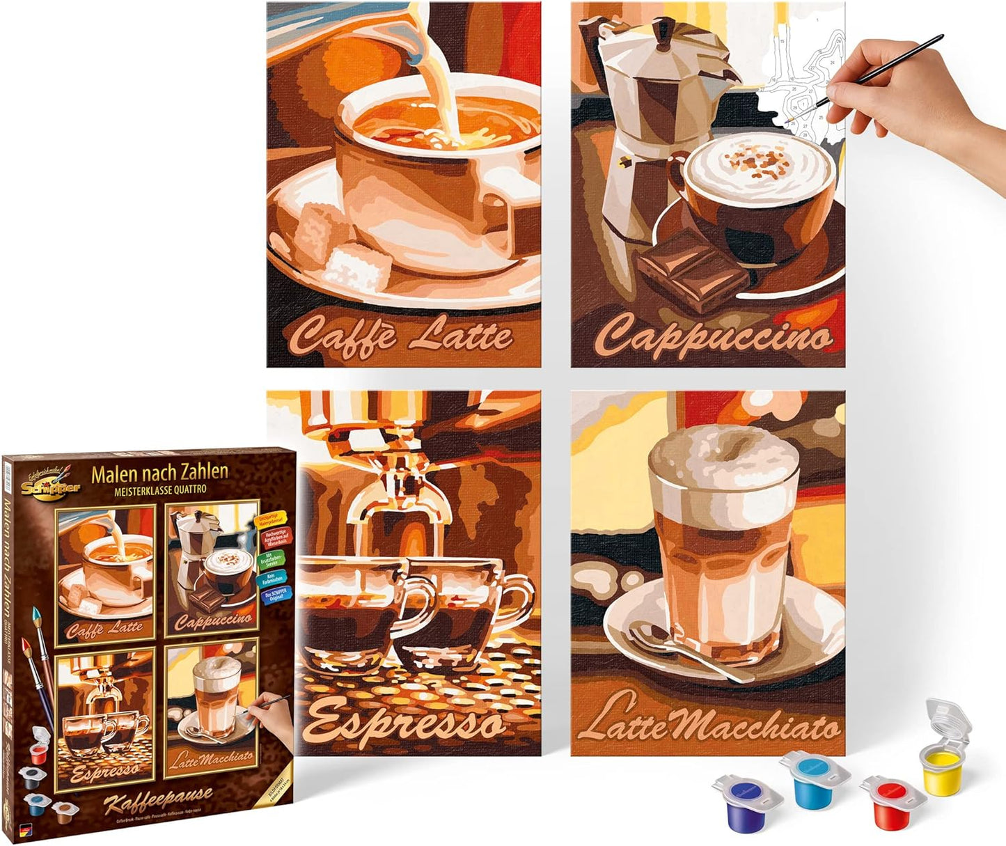 Malen nach Zahlen - Kaffeepause