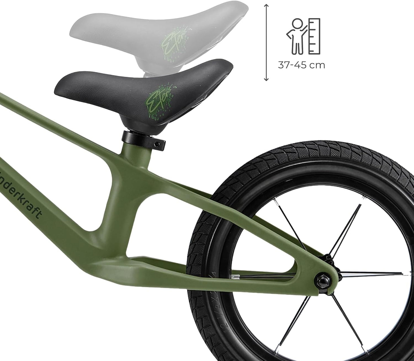 Laufrad Eter, bis 35 kg, 12 Zoll, Green
