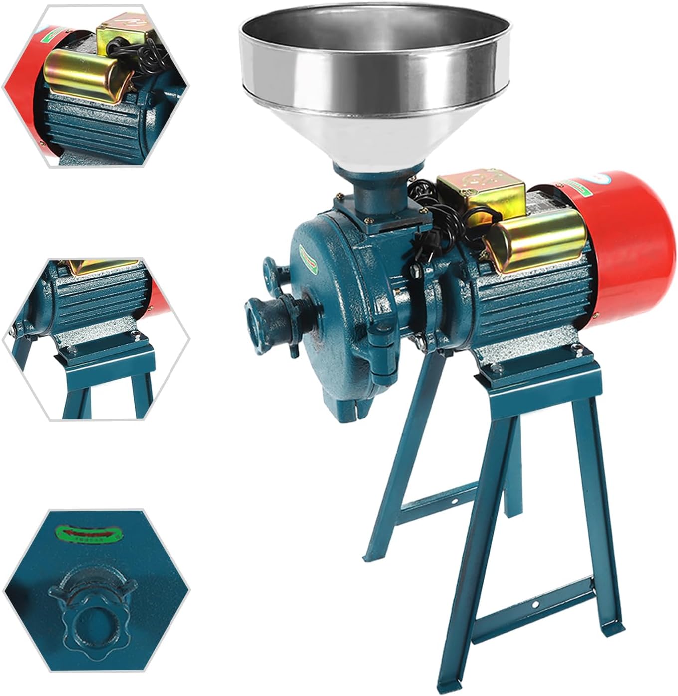 Getreidemühle, Grün, 2200 Watt