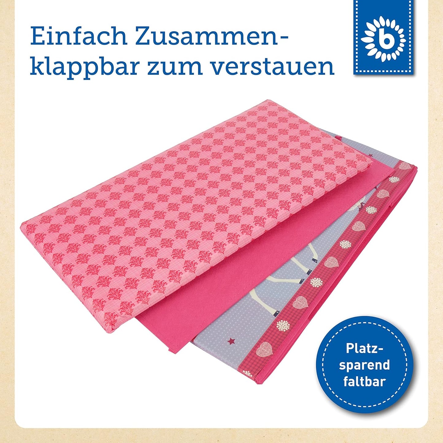 Aufbewahrungsbox mit Deckel Prinzessin, Pink