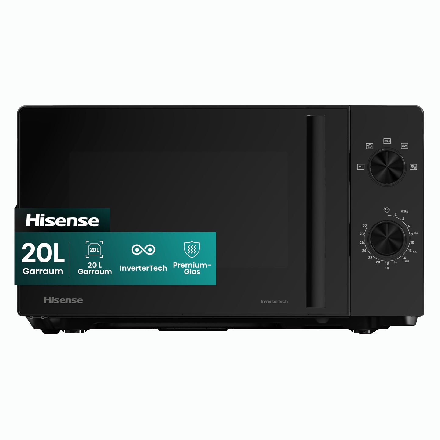 H20MOBP1HI Mikrowelle mit Inverter-Technologie, 20 L Analoge Steuerung Mit InverterTech