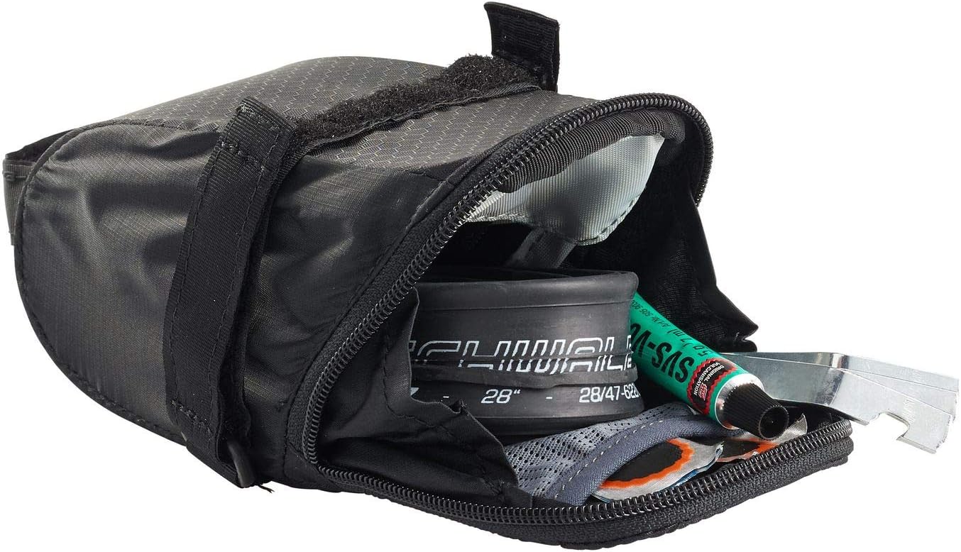 Race Light - Ultraleichte Satteltasche aus recyceltem PET, Einheitsgröße Schwarz
