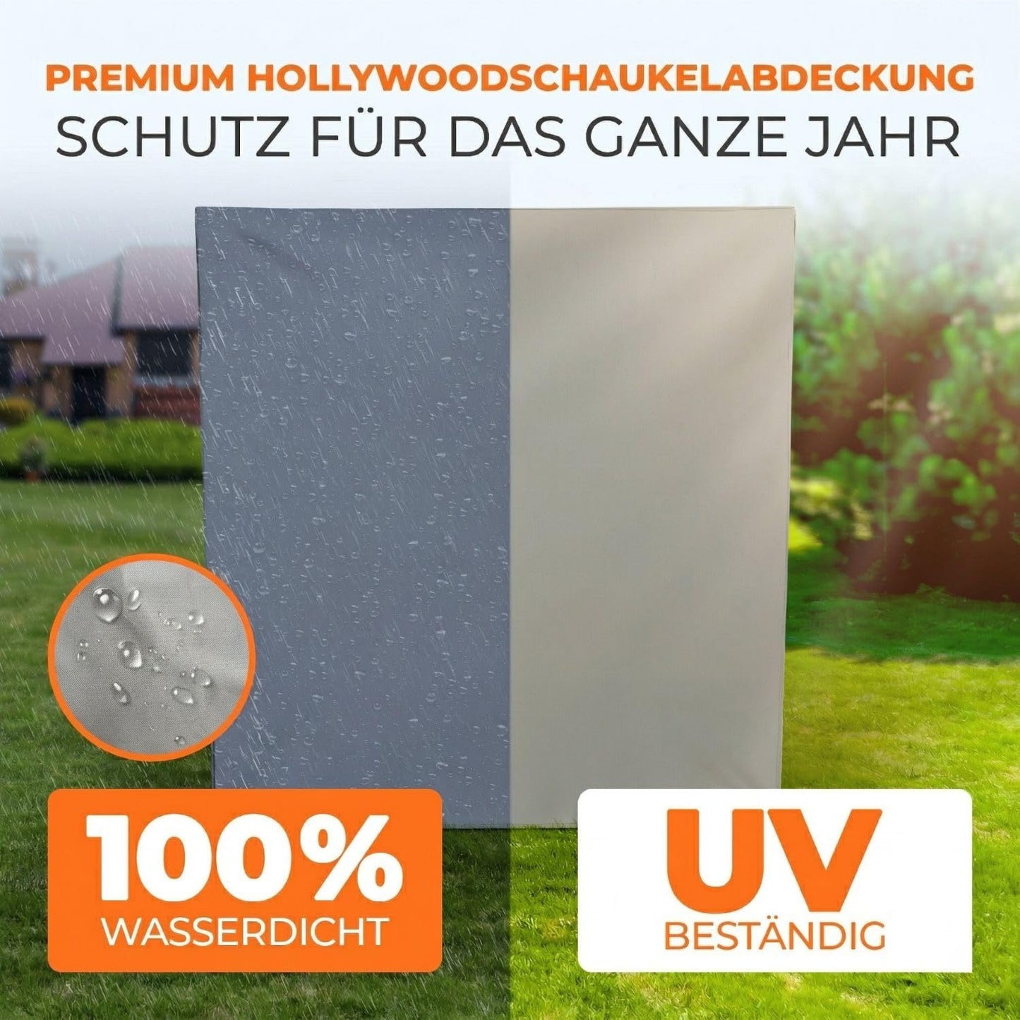 Schutzhülle für Hollywoodschaukel (winterfest, 3-4 Sitzer)
