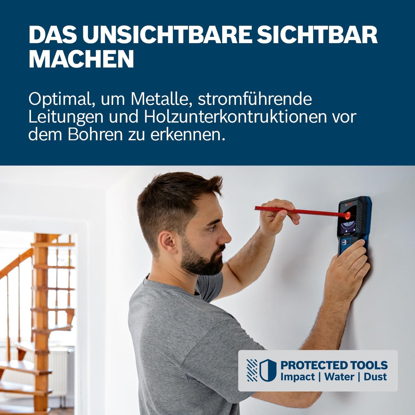 Ortungsgerät GMS 120-27 mit Schutztasche, GMS 120-27 (Neu)