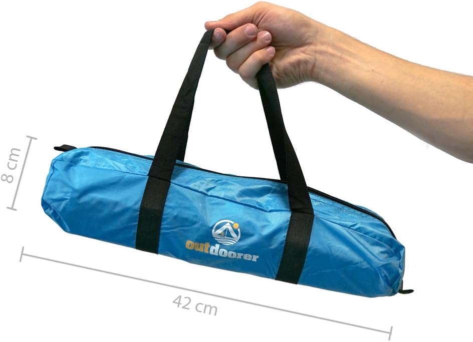 Strandmuschel Helios mit UV Schutz 80, Blau