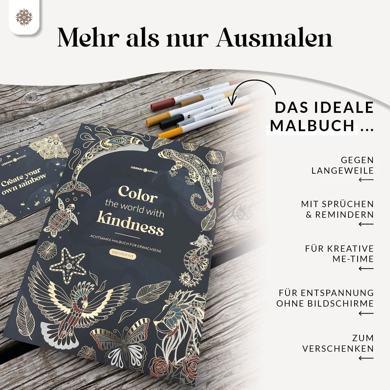 Malbuch für Erwachsene Achtsamkeit & Entspannung, Malbuch