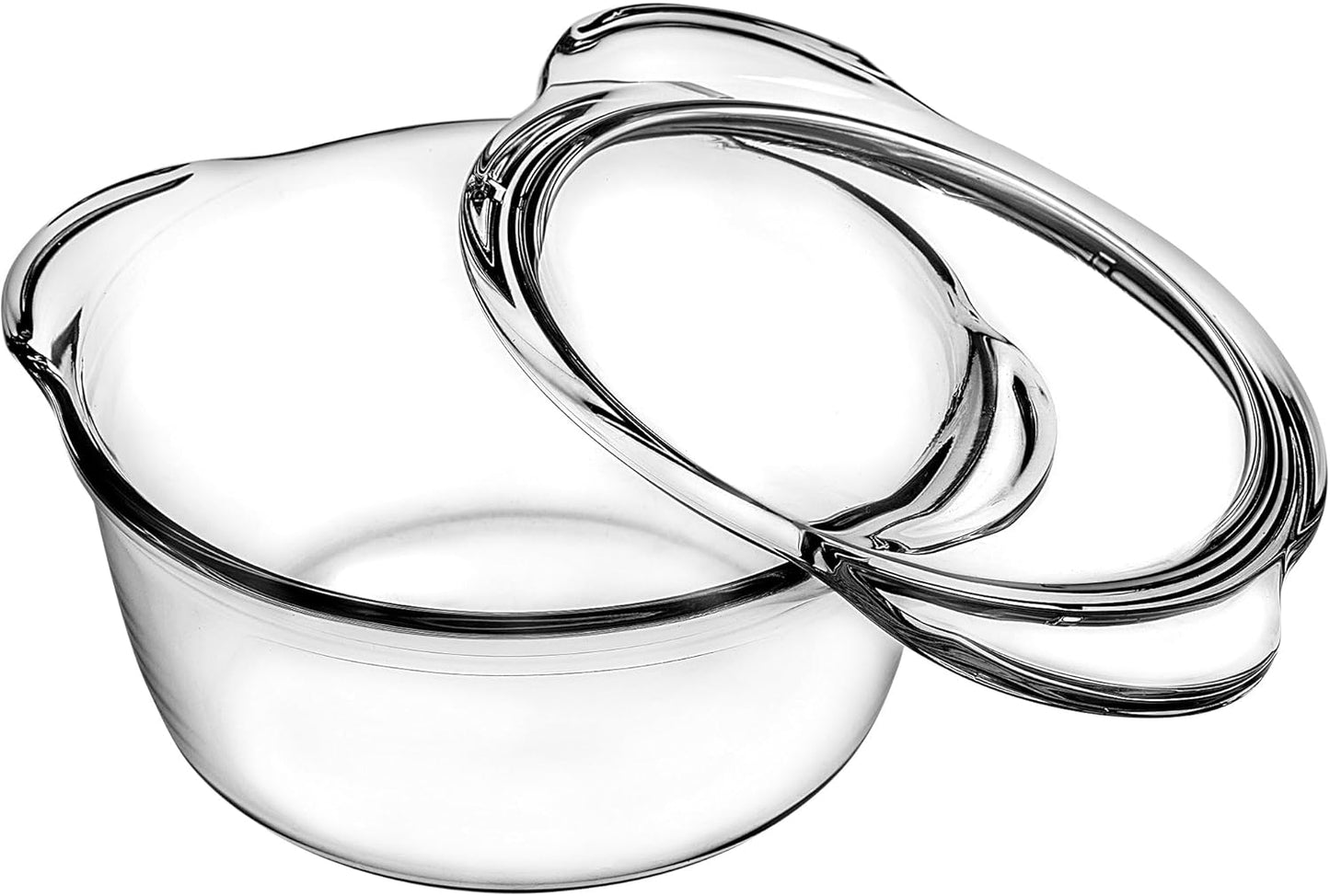 Runde Auflaufform mit Deckel, 2,15 L