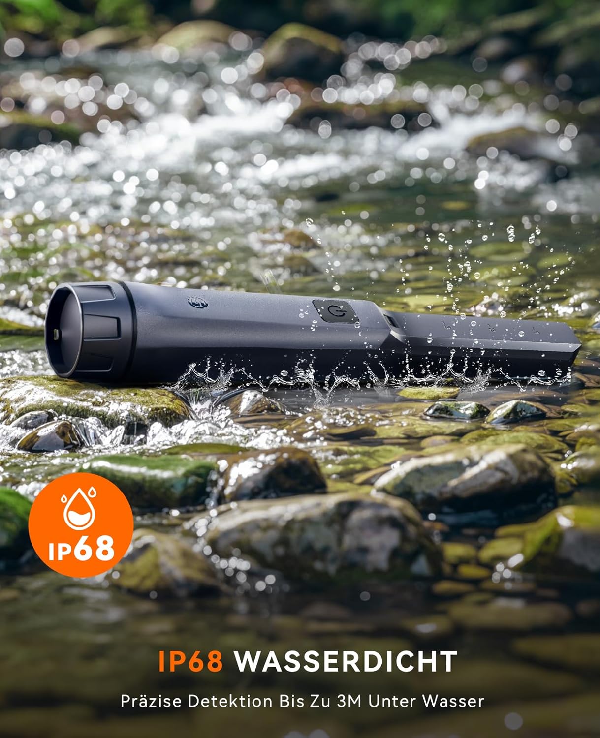 Pinpointer Metalldetektor, A-NEW-Schwarz
