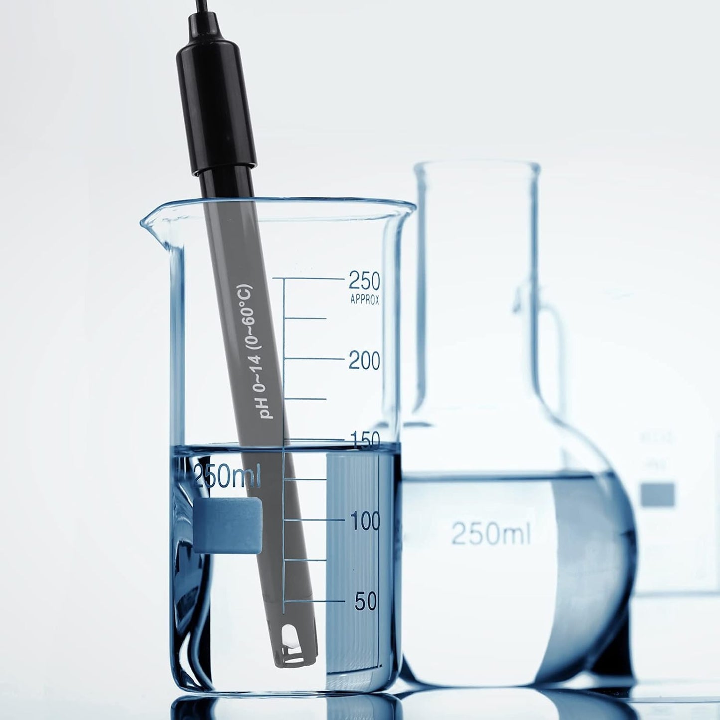 PH-Elektrode mit BNC-Anschluss + Kalibrierpulver