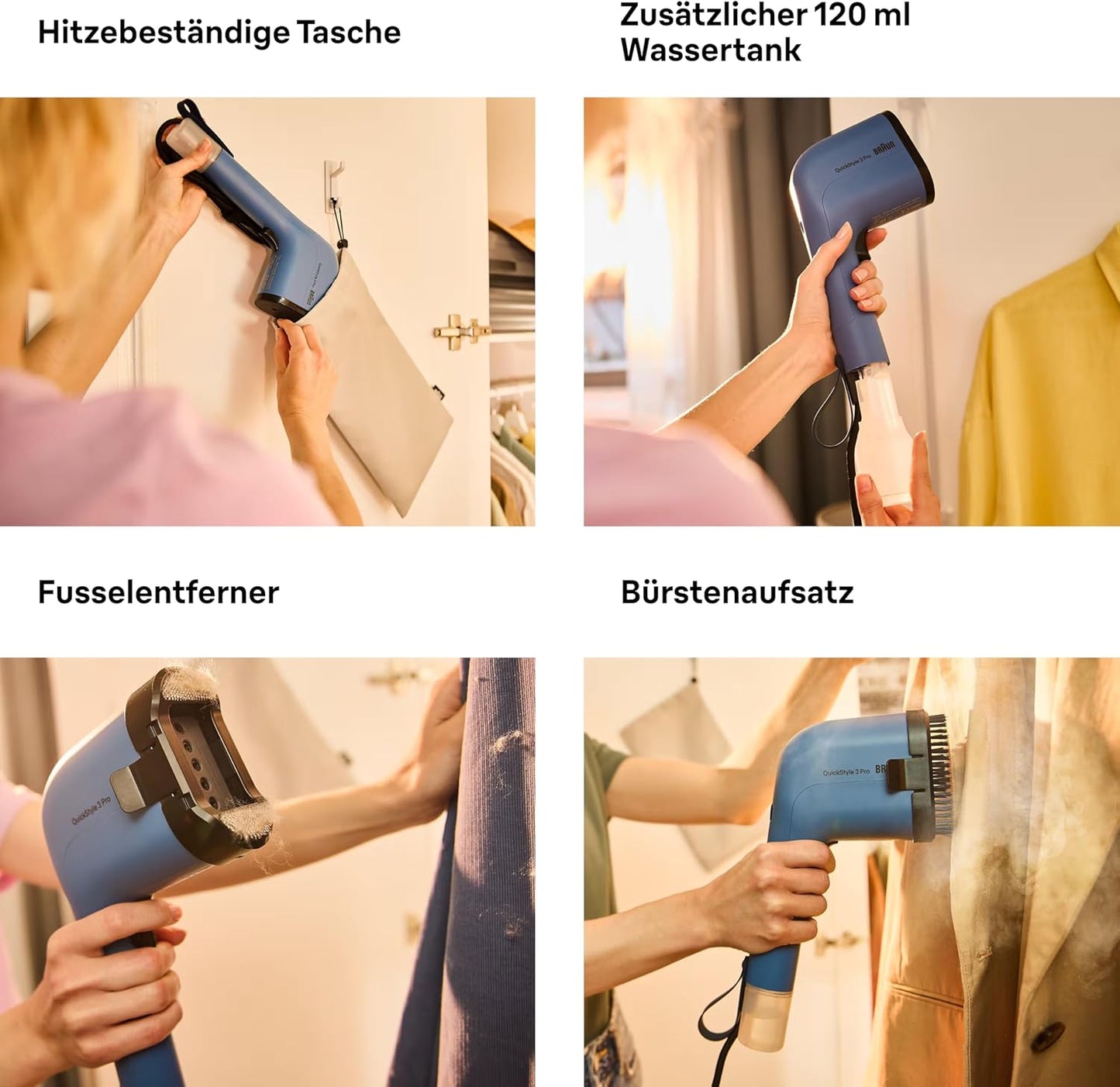 Dampfglätter QuickStyle 3, Blau