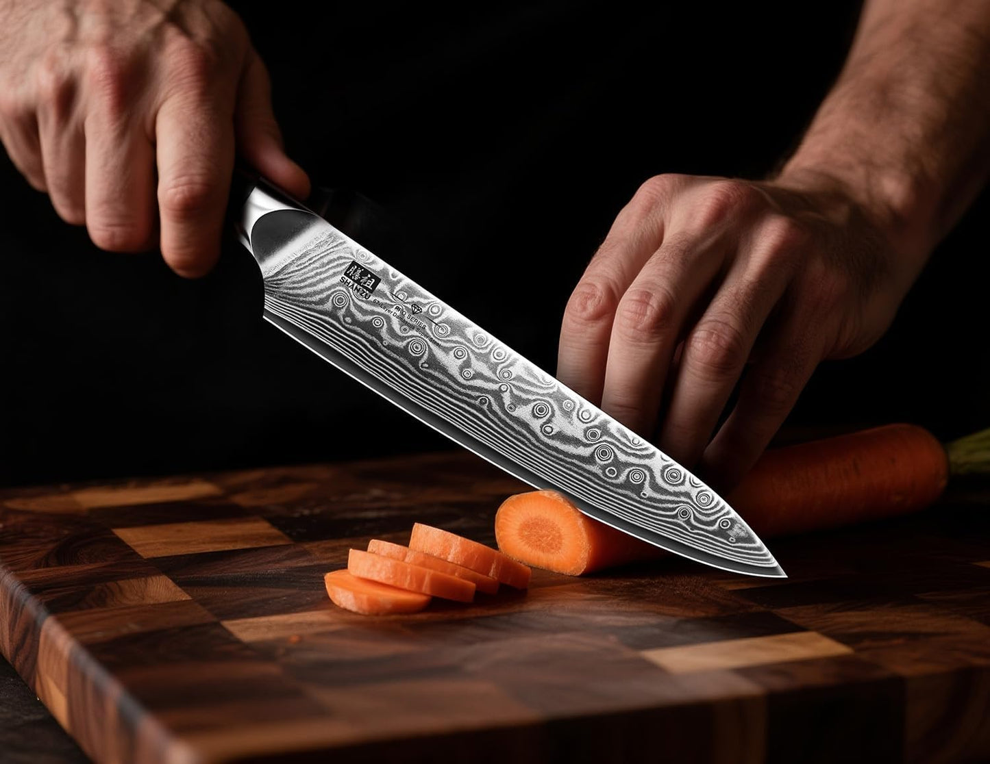 Damast Allzweckmesser 15 cm