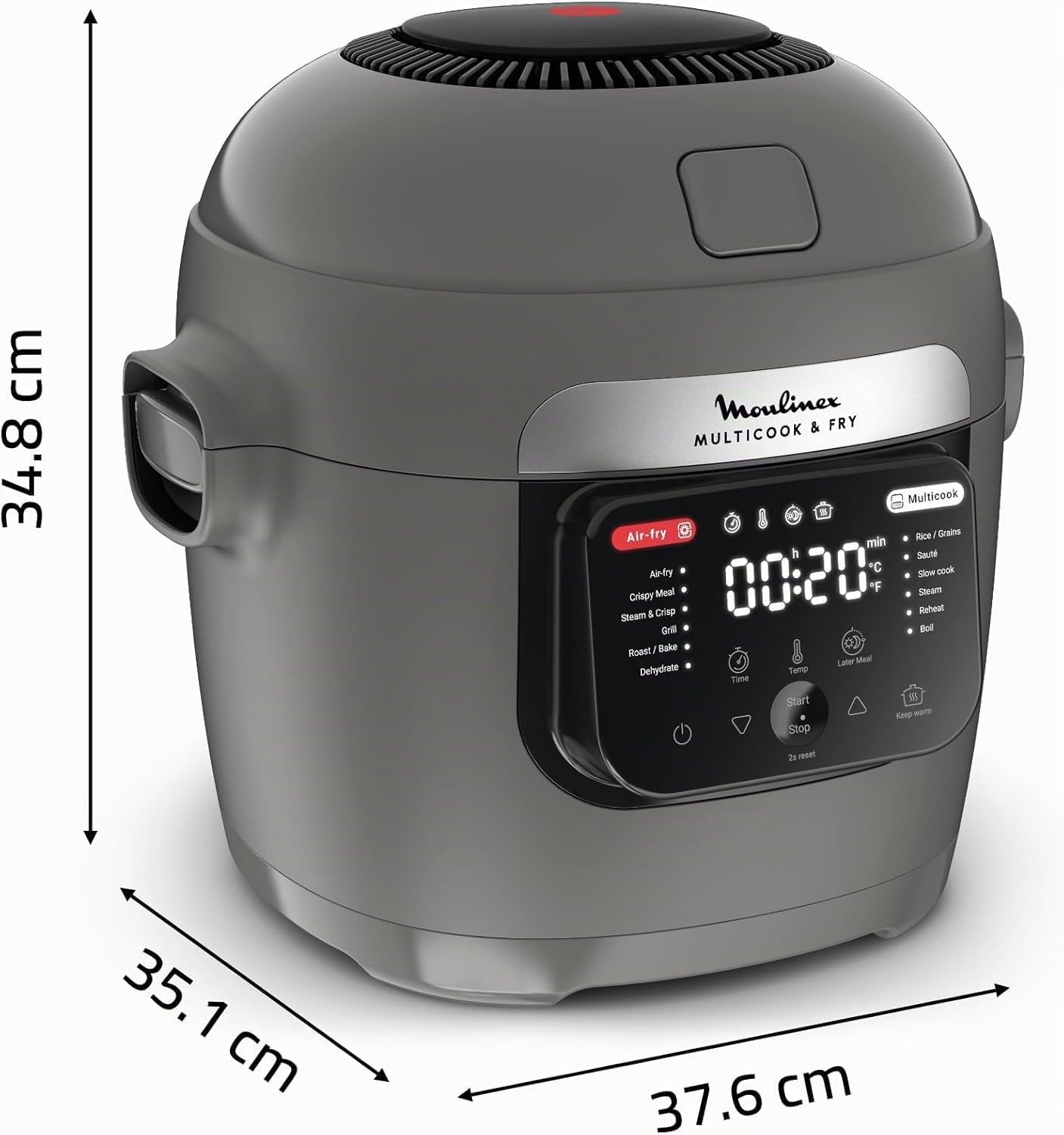 Multicook & Fry MZ730BF0, 12 Kochprogramme + Air Fryer 6L = 6 personnes