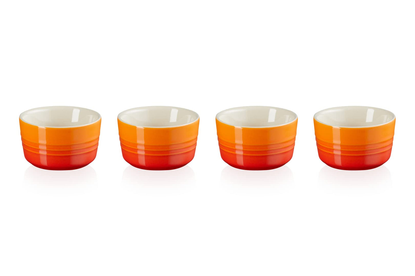 Mini-Förmchen Set, 4er-Set Ofenrot