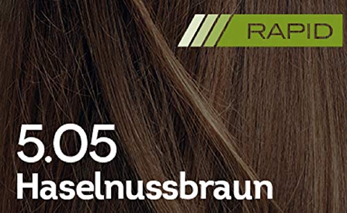 Permanente Haarfarbe mit kurzer Einwirkzeit, Haselnussbraun 1 g (1er Pack)