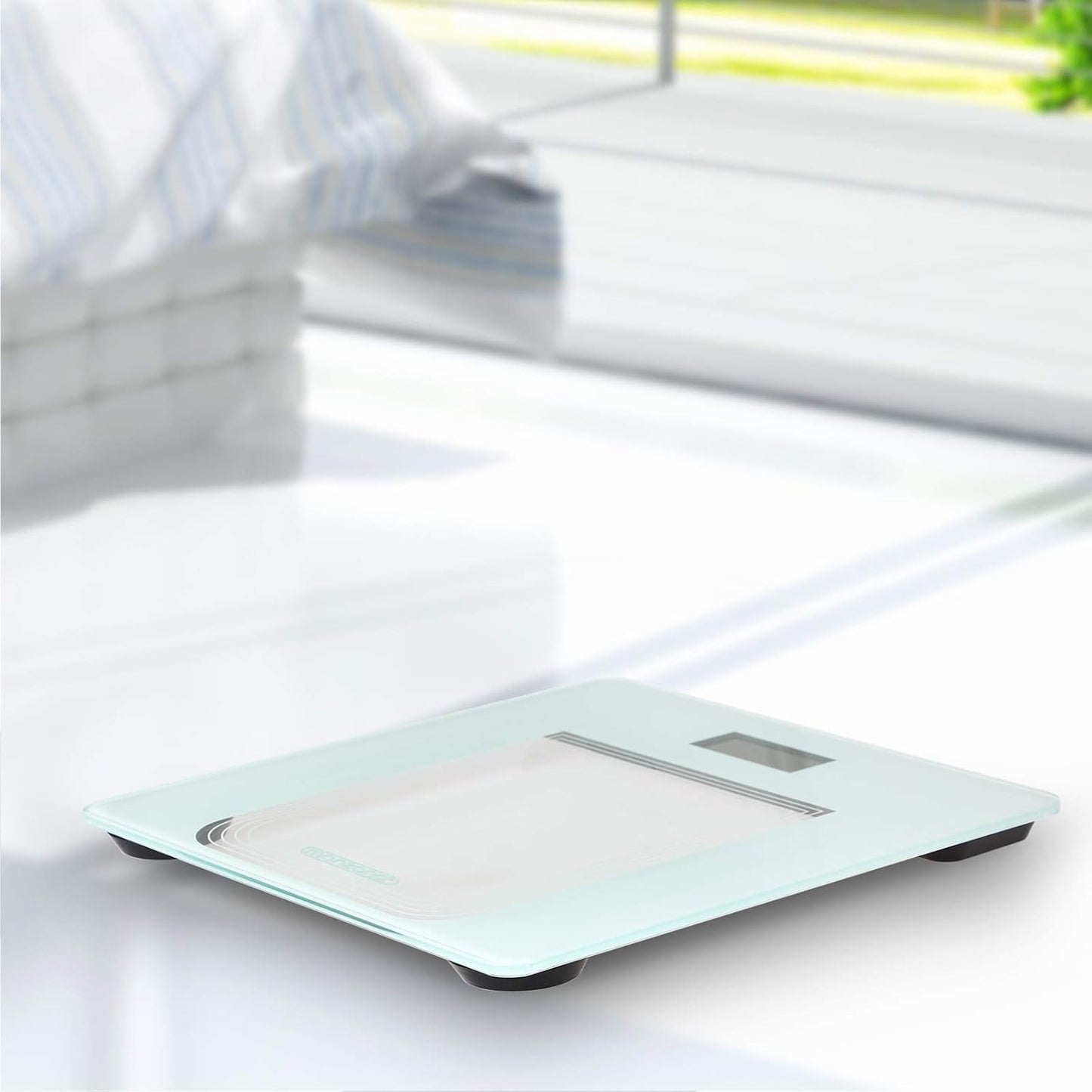 Digitale Personenwaage bis 180kg mit LCD-Anzeige