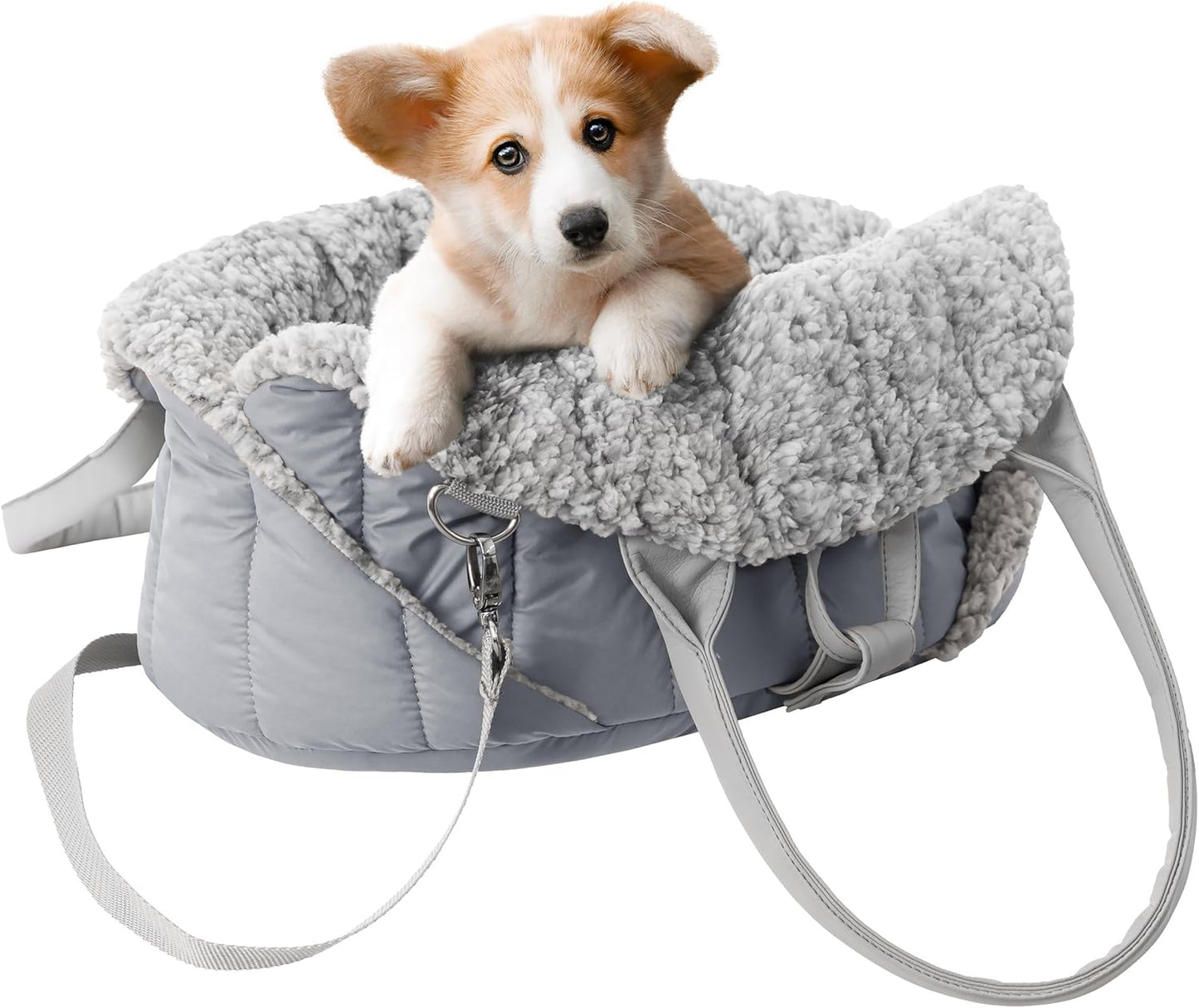 Sea Shell Hundetasche, Grösse 2: 47x29x32 cm Asche