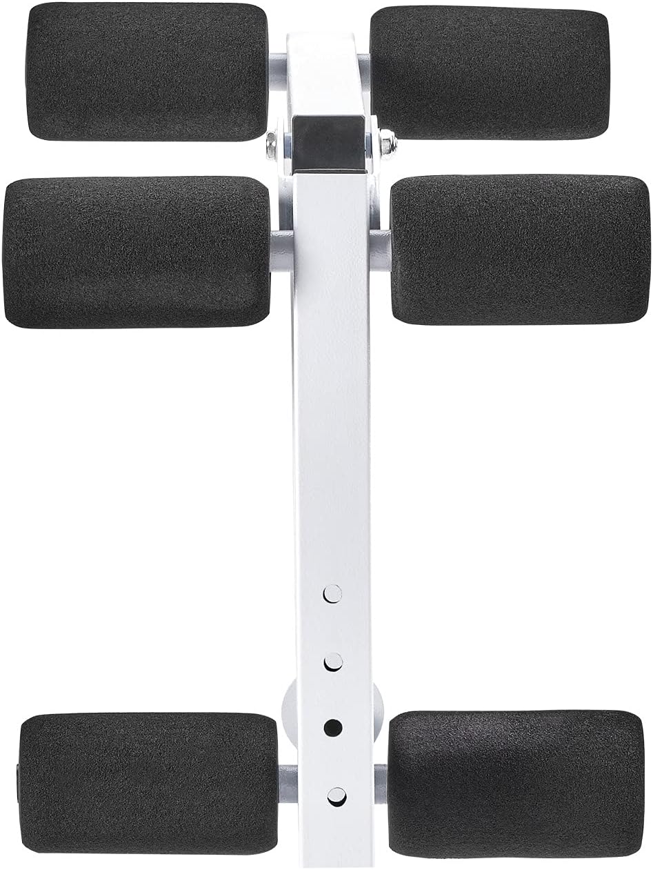 Zubehör für Hantelbank: Beinstrecker/-beuger, Weiss