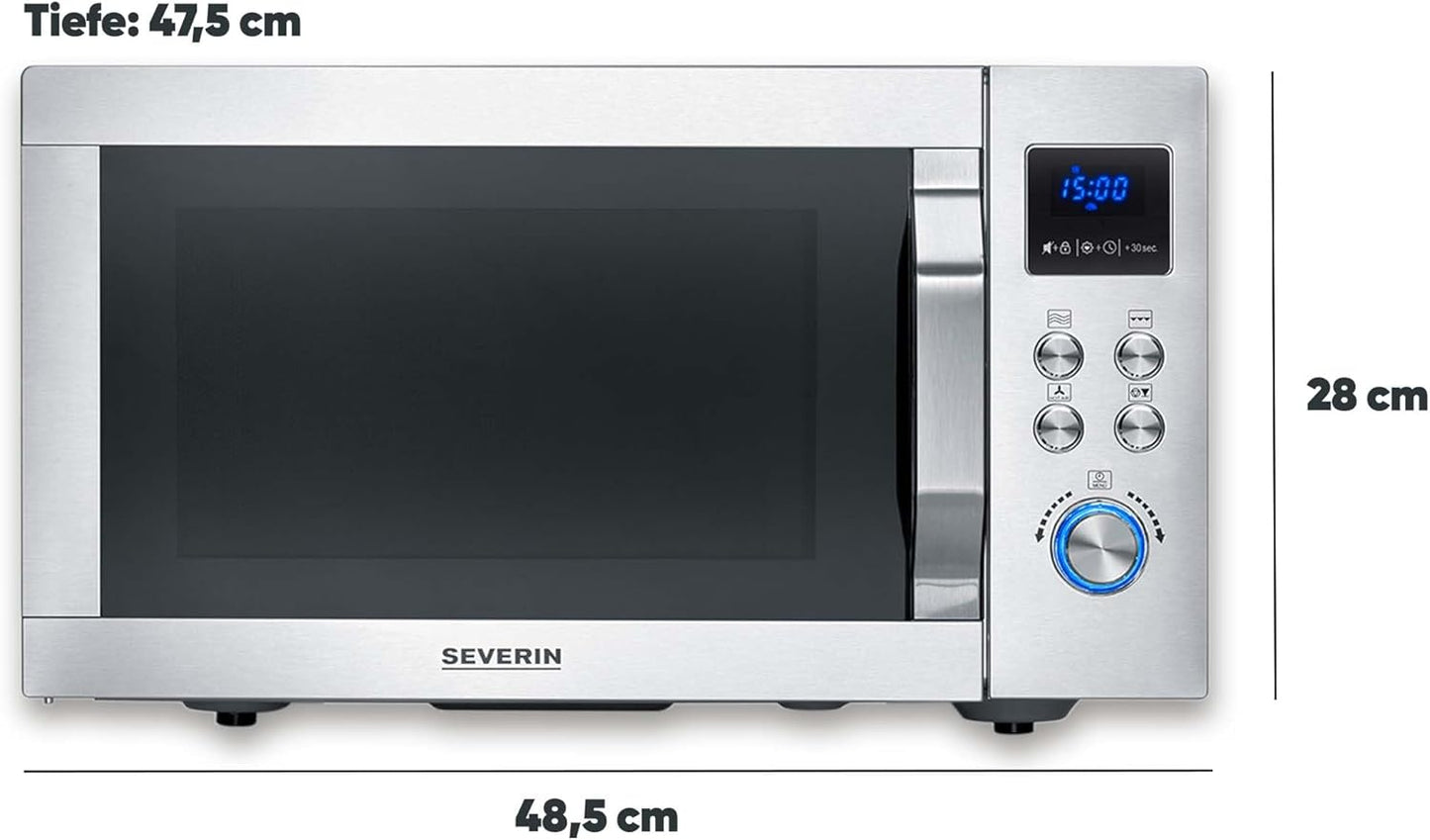 Mikrowelle mit Heissluft und Grillfunktion, 4-in-1 mit Air Fry Funktion