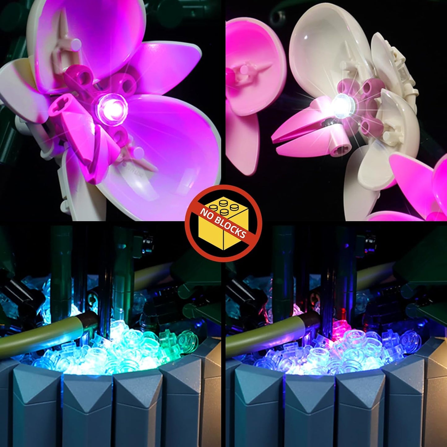 LED Licht Set für LEGO Orchidee V2, LED Licht Set für LEGO Orchidee V2