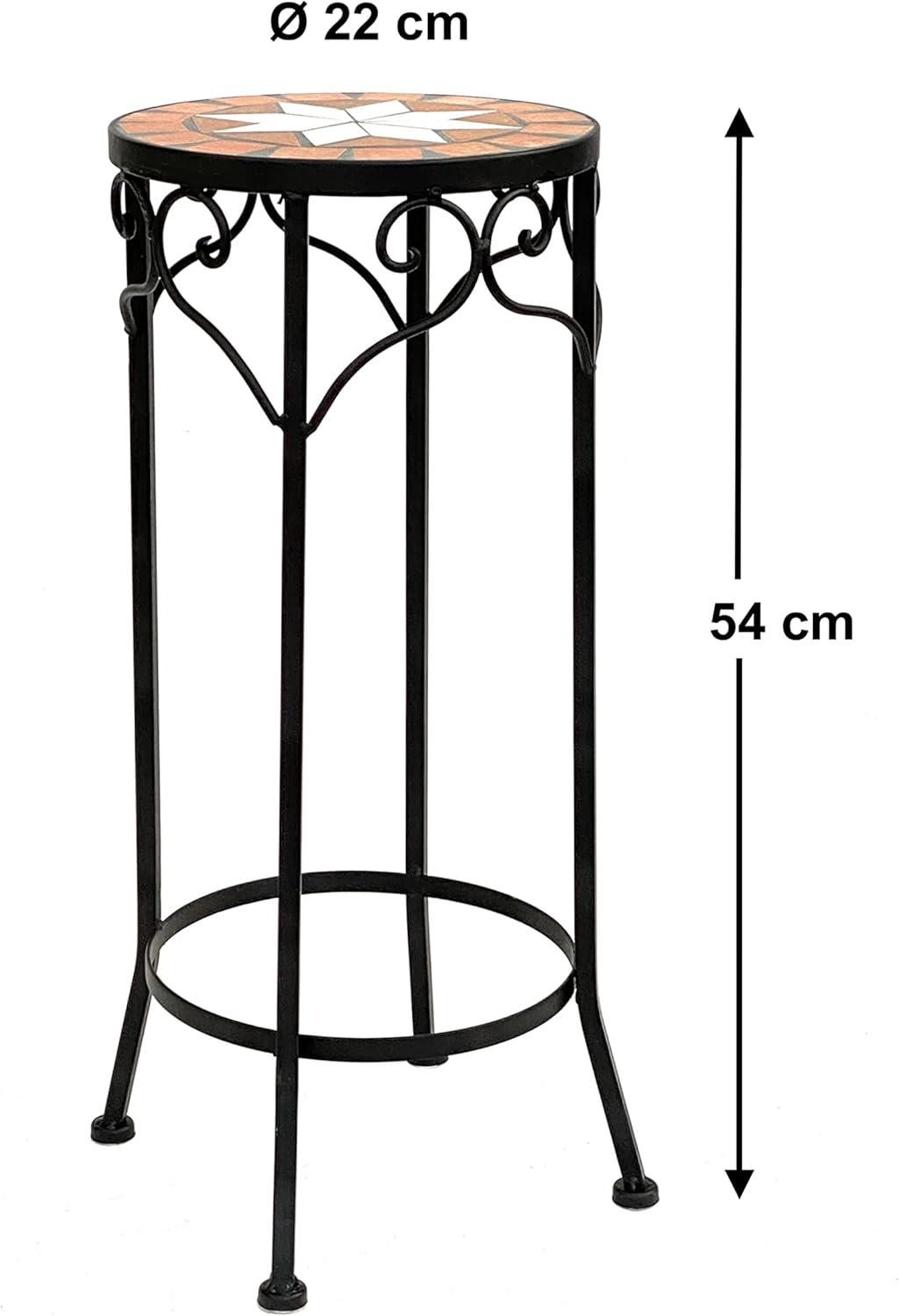 Blumenhocker Mosaik, Höhe 54 cm
