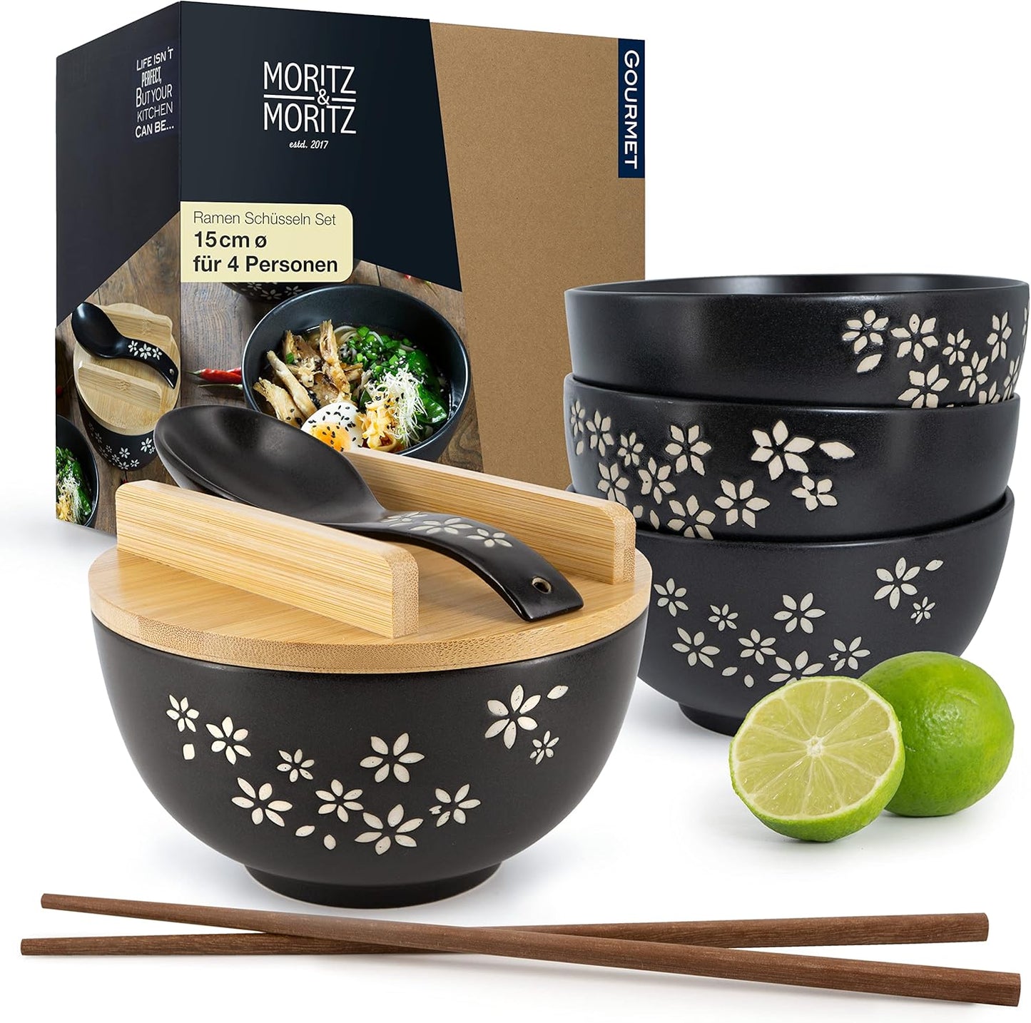4er-Set Ramen Schüssel, 4x Schale