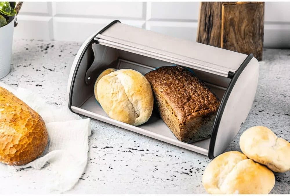 Brotkasten KH-1754, Beige 36cm x 24cm x 15cm (Kleine )