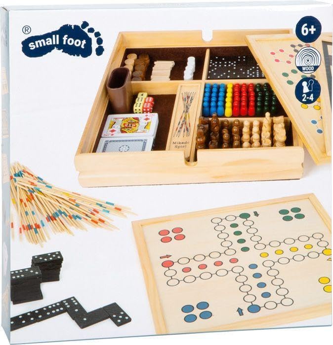 Spielesammlung mit 20 klassischen Gesellschaftsspielen