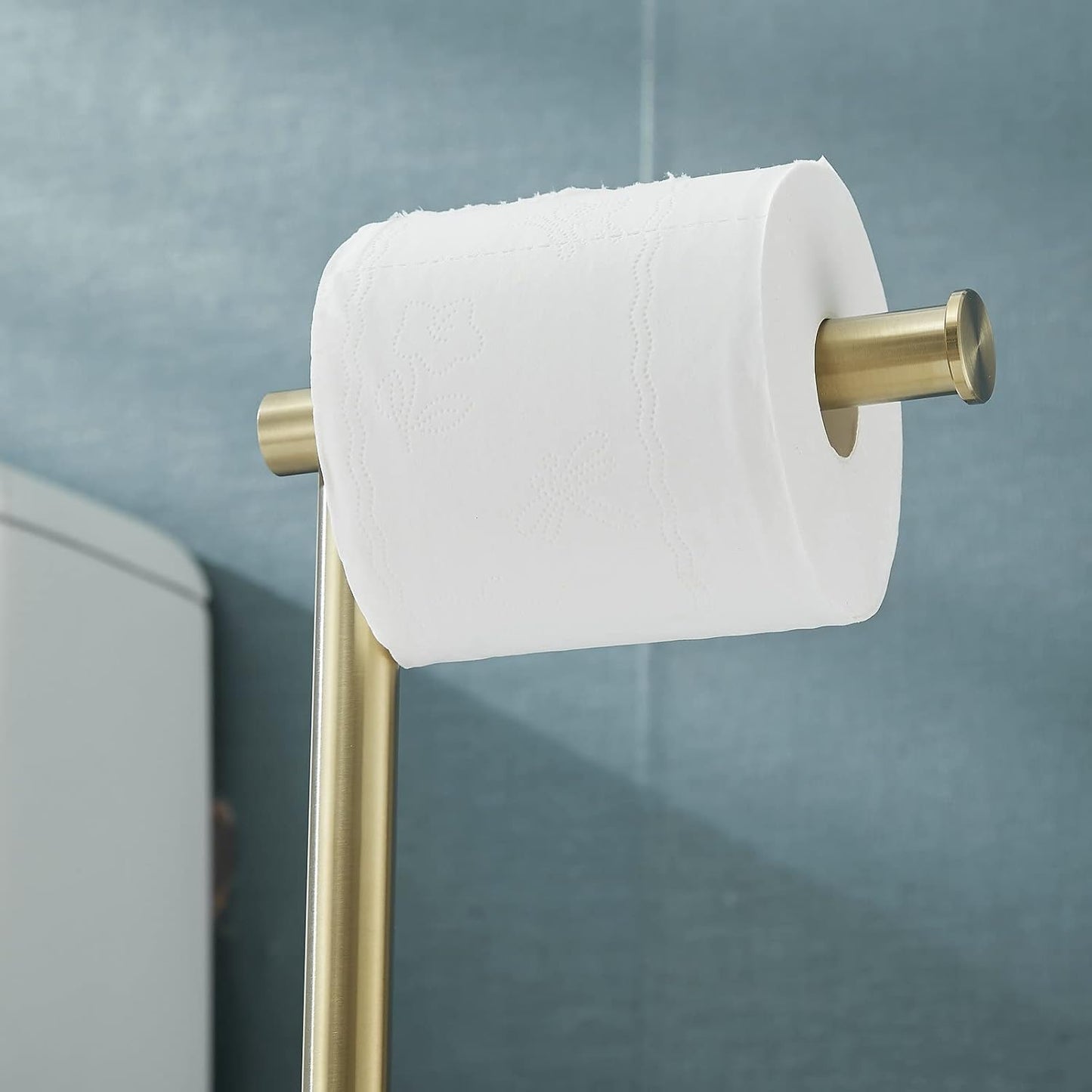 Freistehender Toilettenpapierhalter aus Edelstahl, Grundlegende