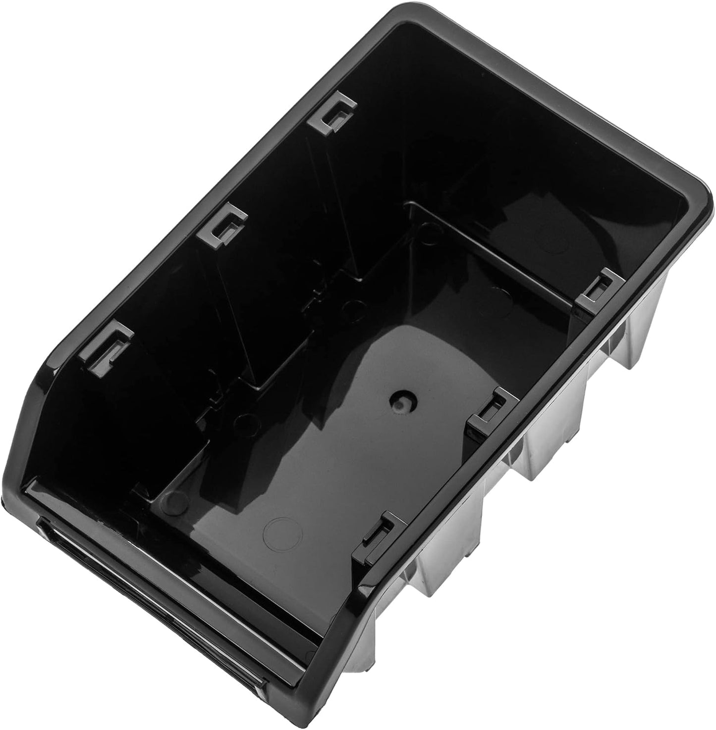 10-teiliges Werkstatt-Stapelkisten-Set, 390x240mm Schwarz 10 Stück