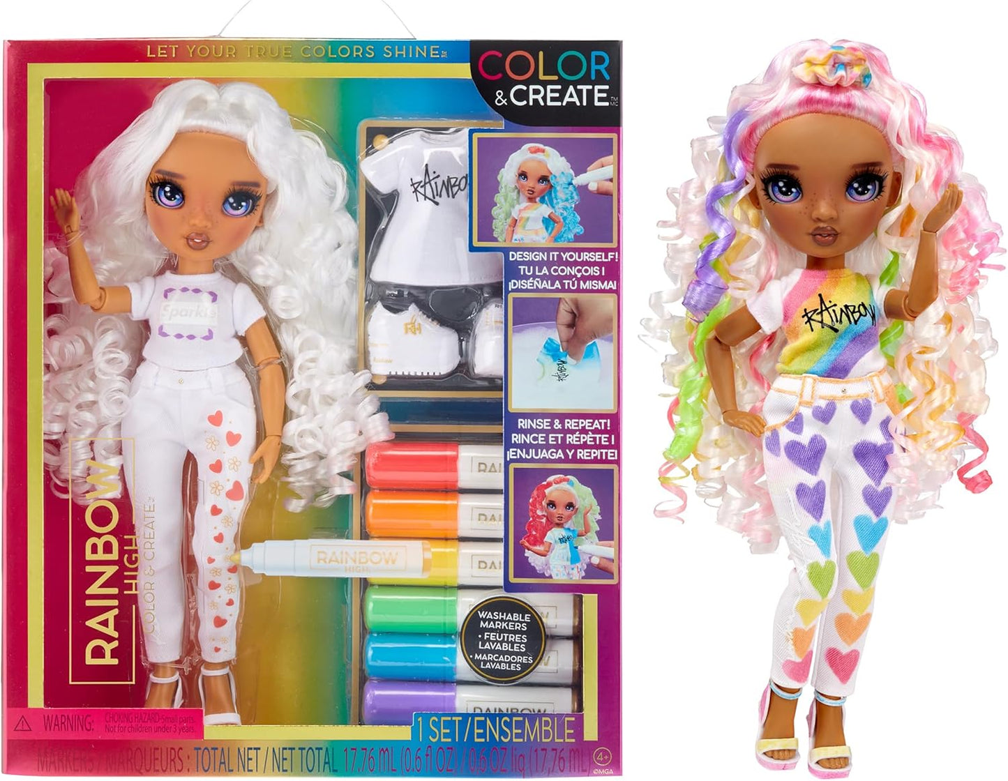 Rainbow High Color & Create, Series 1 Lila Augen