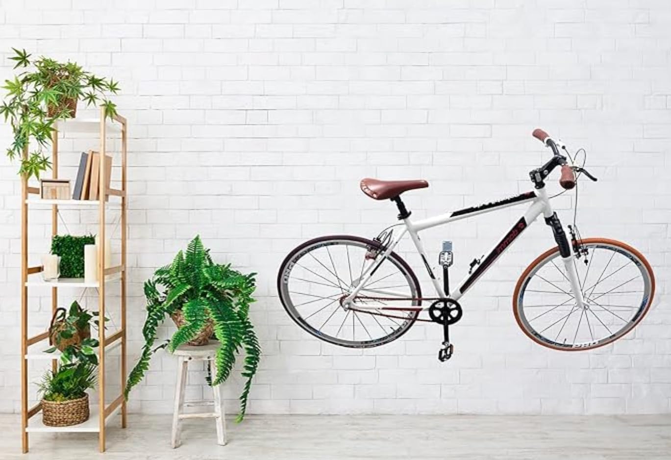 2er-Set Fahrrad-Wandhalterung mit Pedalaufhängung, Paar