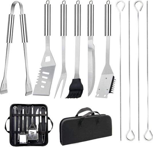 11-teiliges Grillbesteck-Set mit Tragetasche, 11 PCS